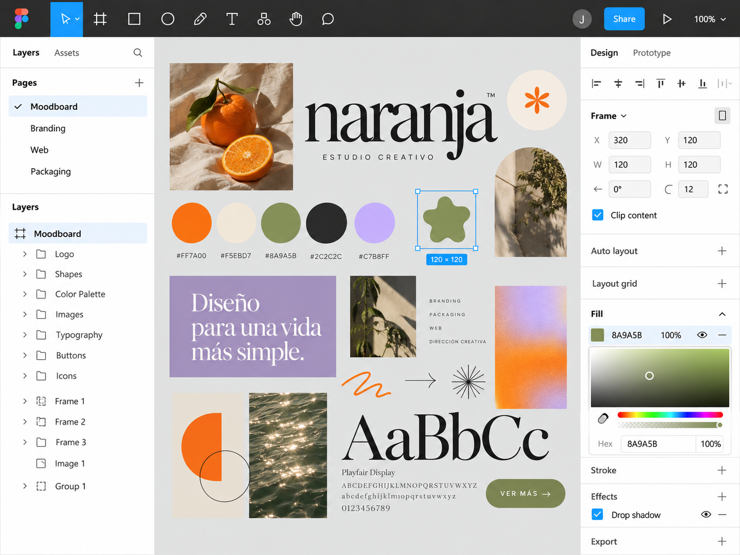Moodboard en Figma